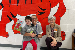 Your donations at work! Thank you to the teachers and program administrators for helping us build home libraries for the Head Start and preschool programs!